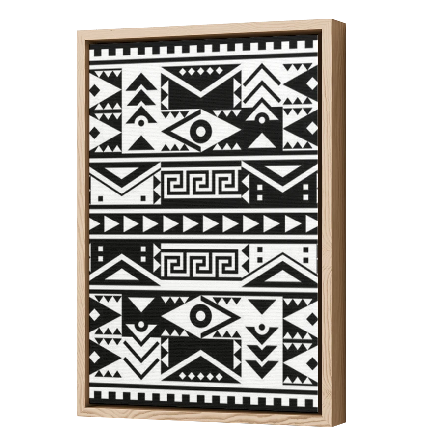 Thumbnail for Canvas - Wood Grain Floating Frame