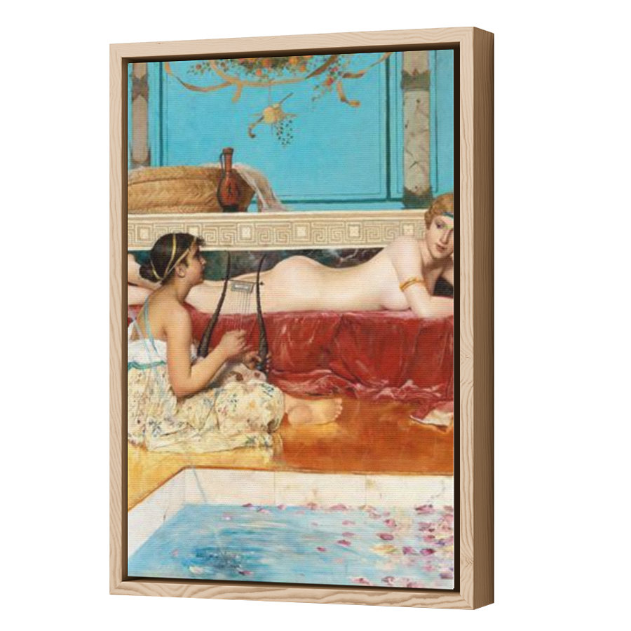 Thumbnail for Canvas - Wood Grain Floating Frame
