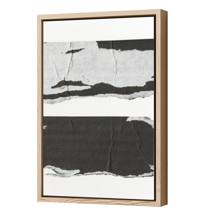 Thumbnail for Canvas - Wood Grain Floating Frame