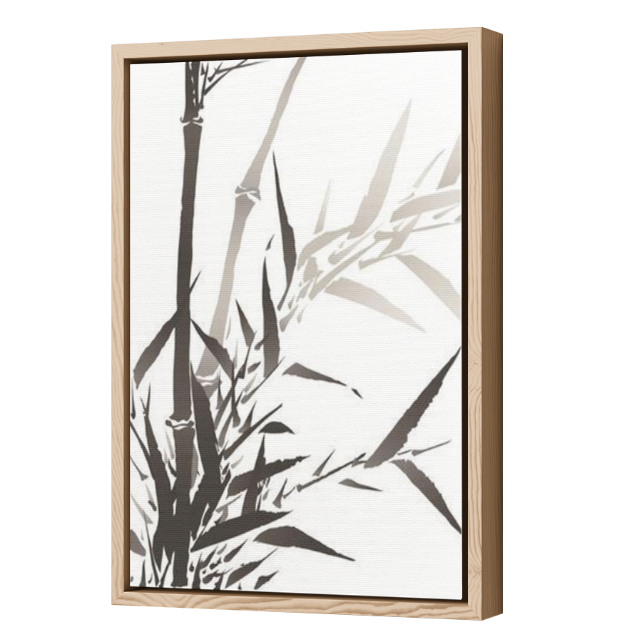 Thumbnail for Canvas - Wood Grain Floating Frame