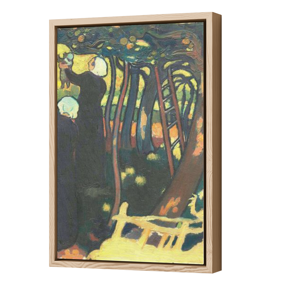 Thumbnail for Canvas - Wood Grain Floating Frame