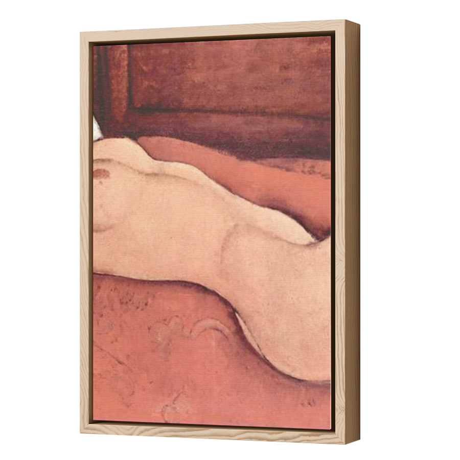 Thumbnail for Canvas - Wood Grain Floating Frame