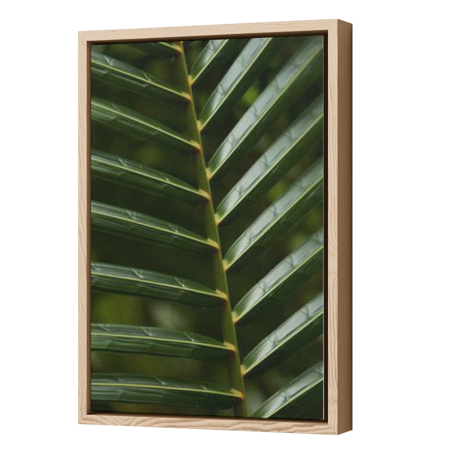 Thumbnail for Canvas - Wood Grain Floating Frame