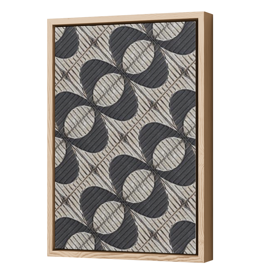 Thumbnail for Canvas - Wood Grain Floating Frame