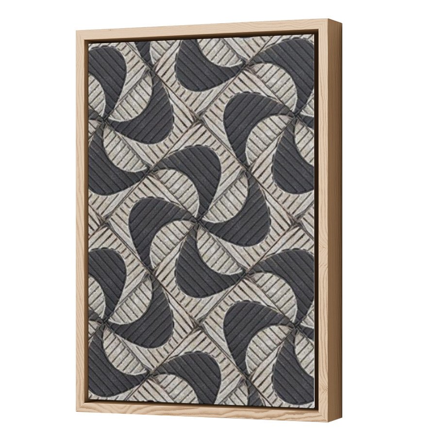 Thumbnail for Canvas - Wood Grain Floating Frame