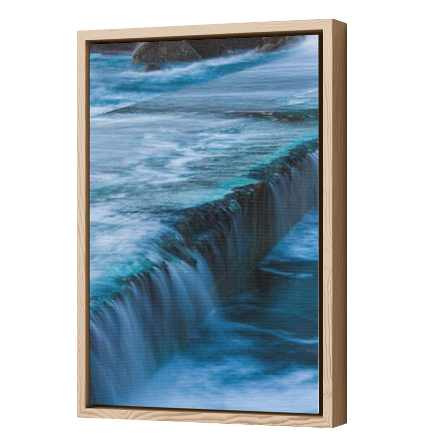 Thumbnail for Canvas - Wood Grain Floating Frame