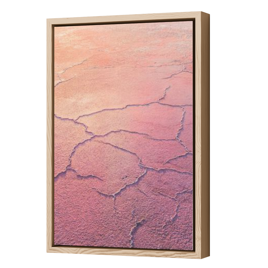 Thumbnail for Canvas - Wood Grain Floating Frame