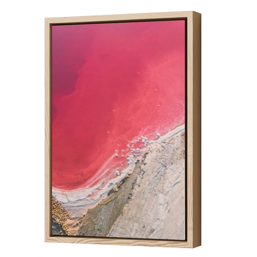 Thumbnail for Canvas - Wood Grain Floating Frame