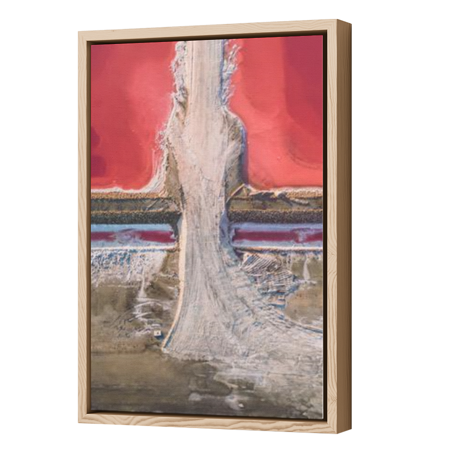Thumbnail for Canvas - Wood Grain Floating Frame