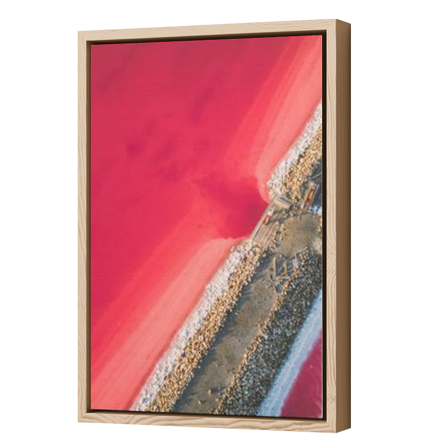Thumbnail for Canvas - Wood Grain Floating Frame