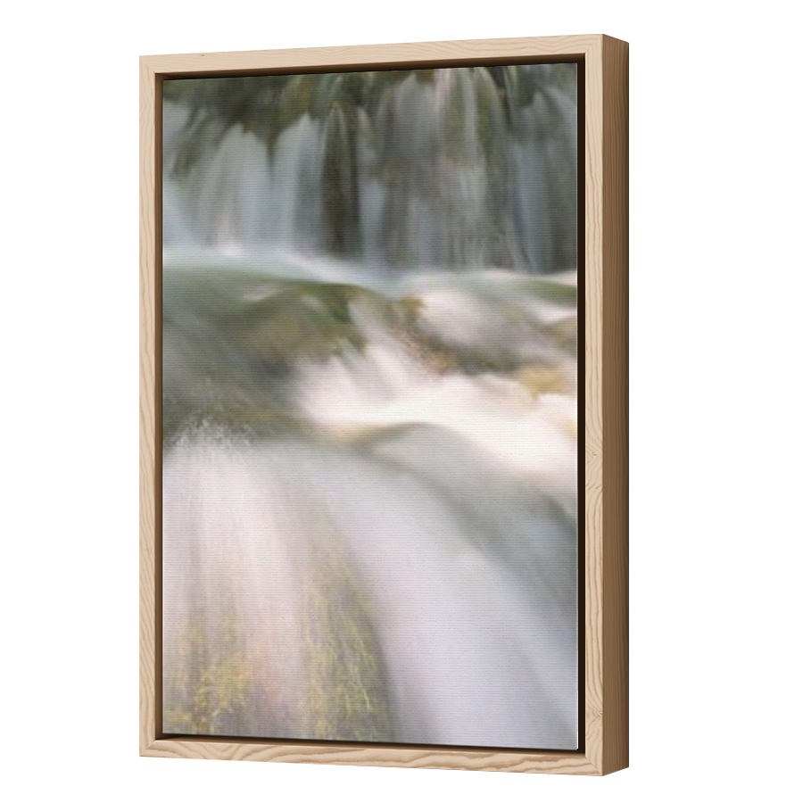 Thumbnail for Canvas - Wood Grain Floating Frame