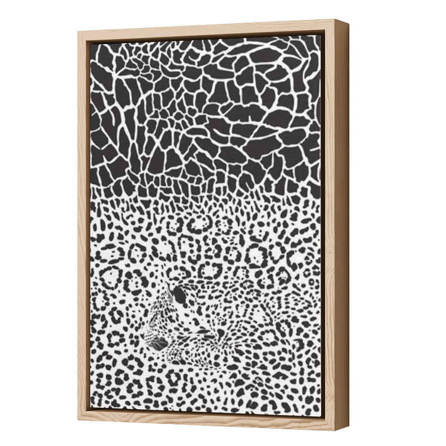 Thumbnail for Canvas - Wood Grain Floating Frame