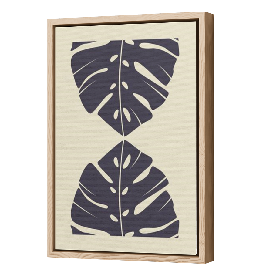 Thumbnail for Canvas - Wood Grain Floating Frame