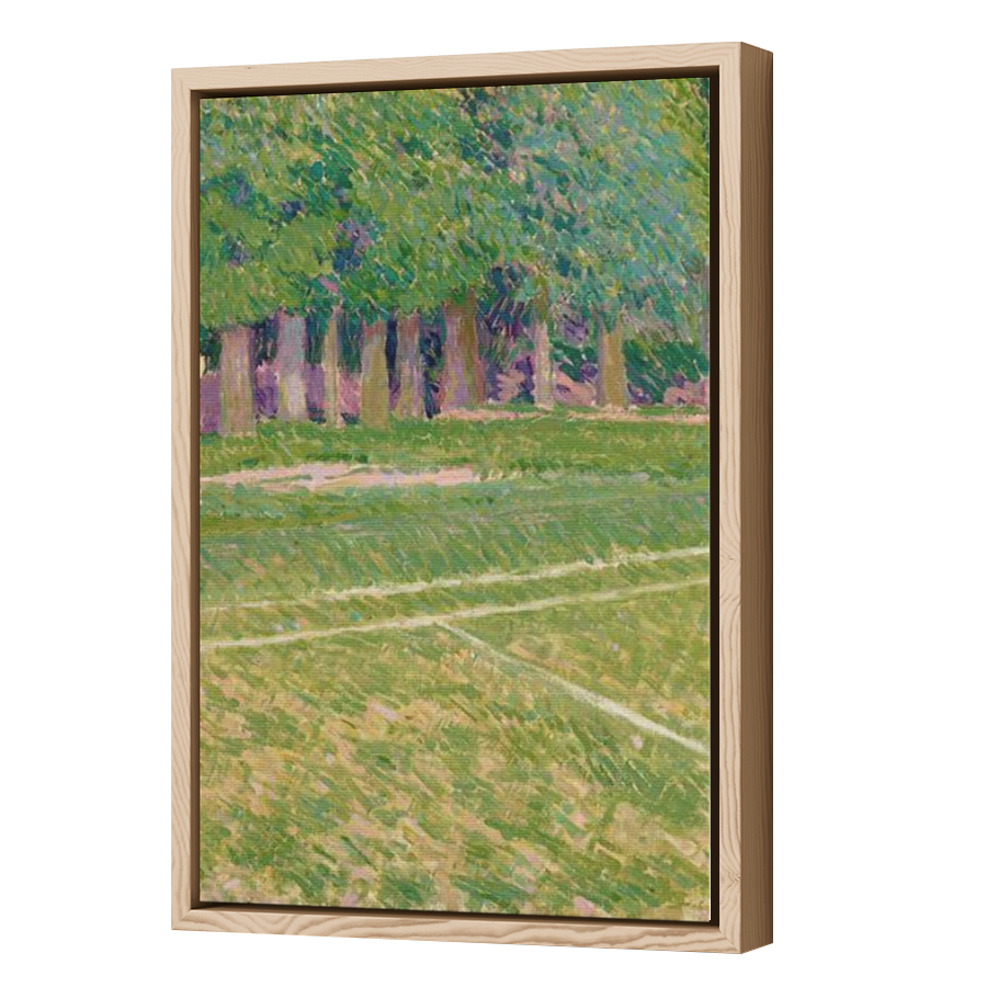 Thumbnail for Canvas - Wood Grain Floating Frame