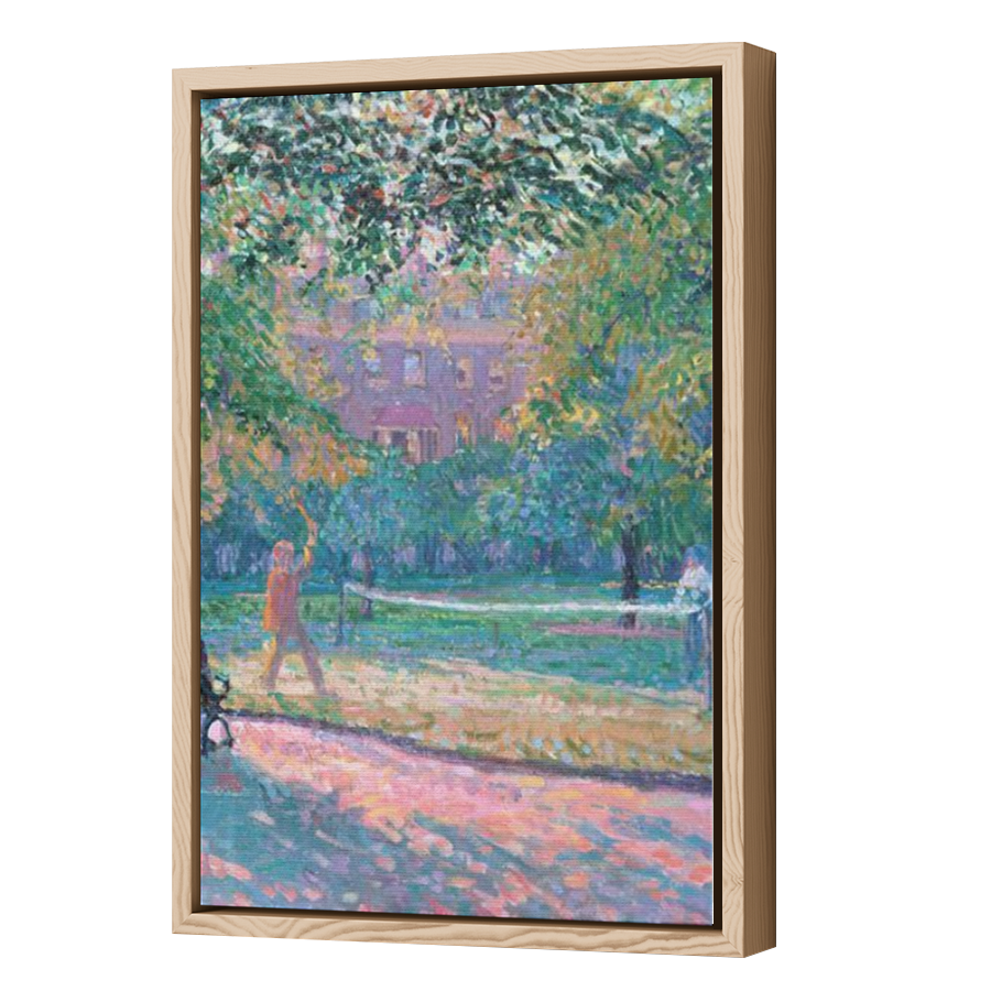 Thumbnail for Canvas - Wood Grain Floating Frame