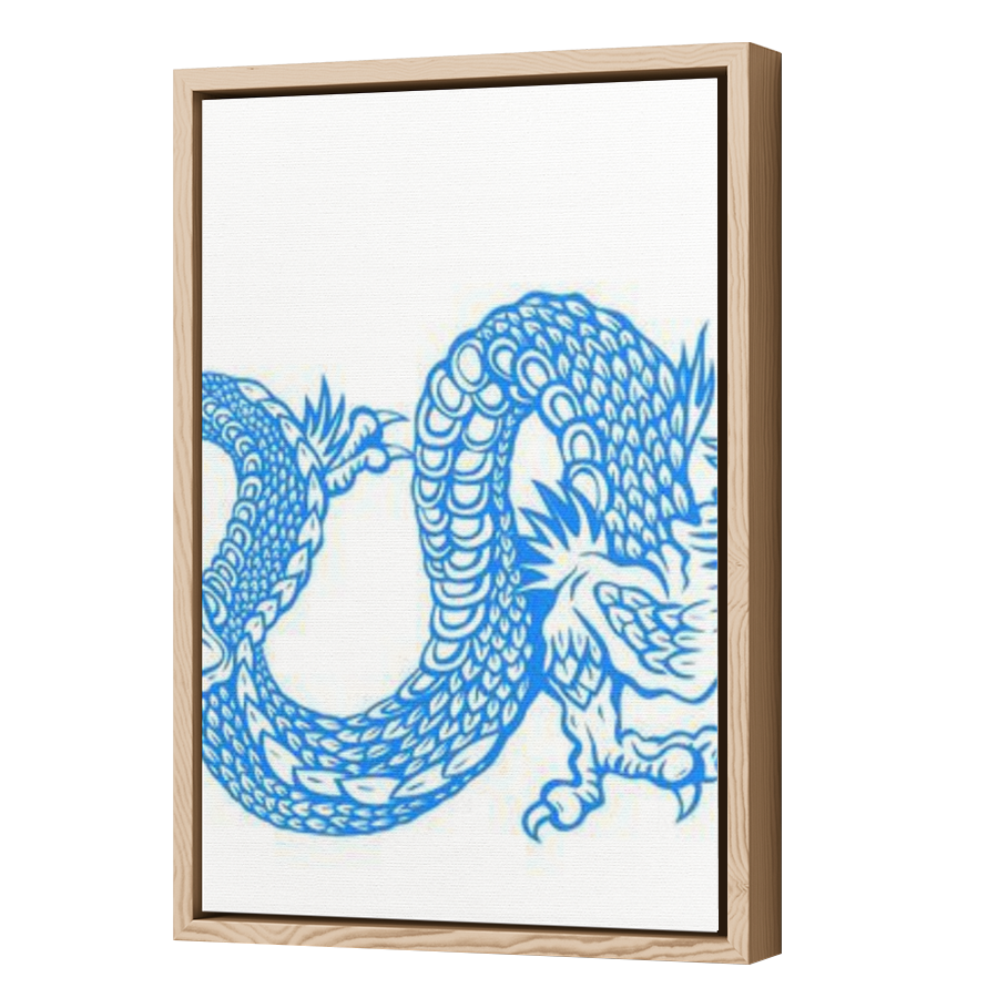 Thumbnail for Canvas - Wood Grain Floating Frame