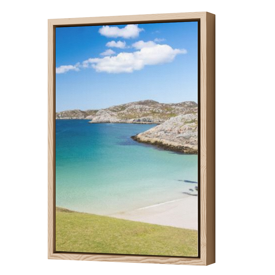 Thumbnail for Canvas - Wood Grain Floating Frame