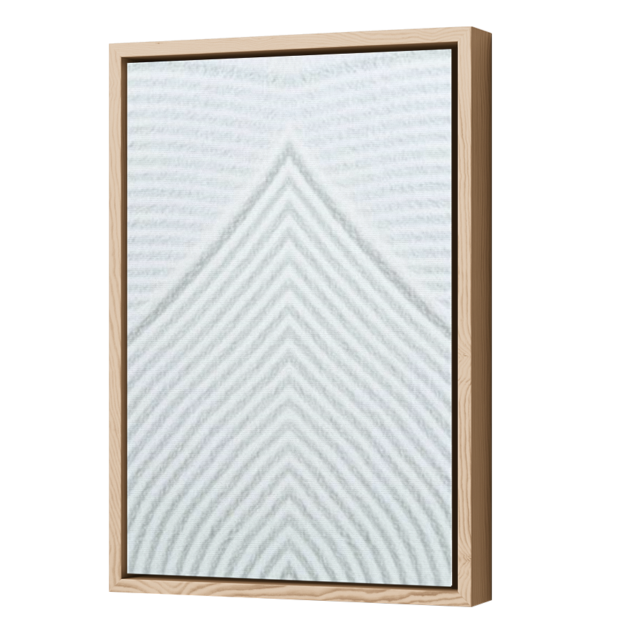 Thumbnail for Canvas - Wood Grain Floating Frame