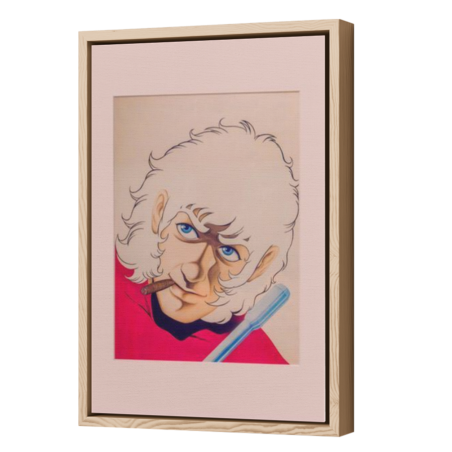 Thumbnail for Canvas - Wood Grain Floating Frame