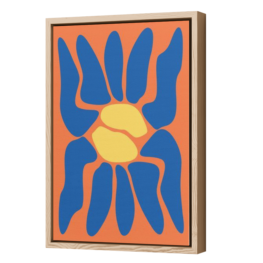 Thumbnail for Canvas - Wood Grain Floating Frame
