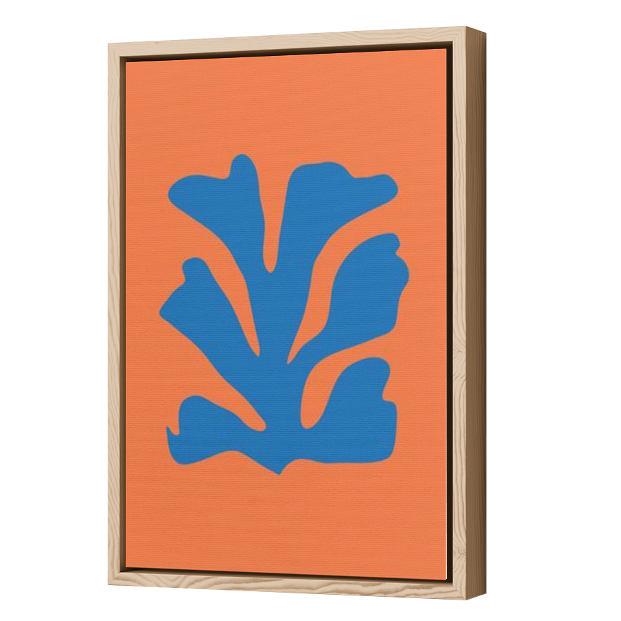 Thumbnail for Canvas - Wood Grain Floating Frame