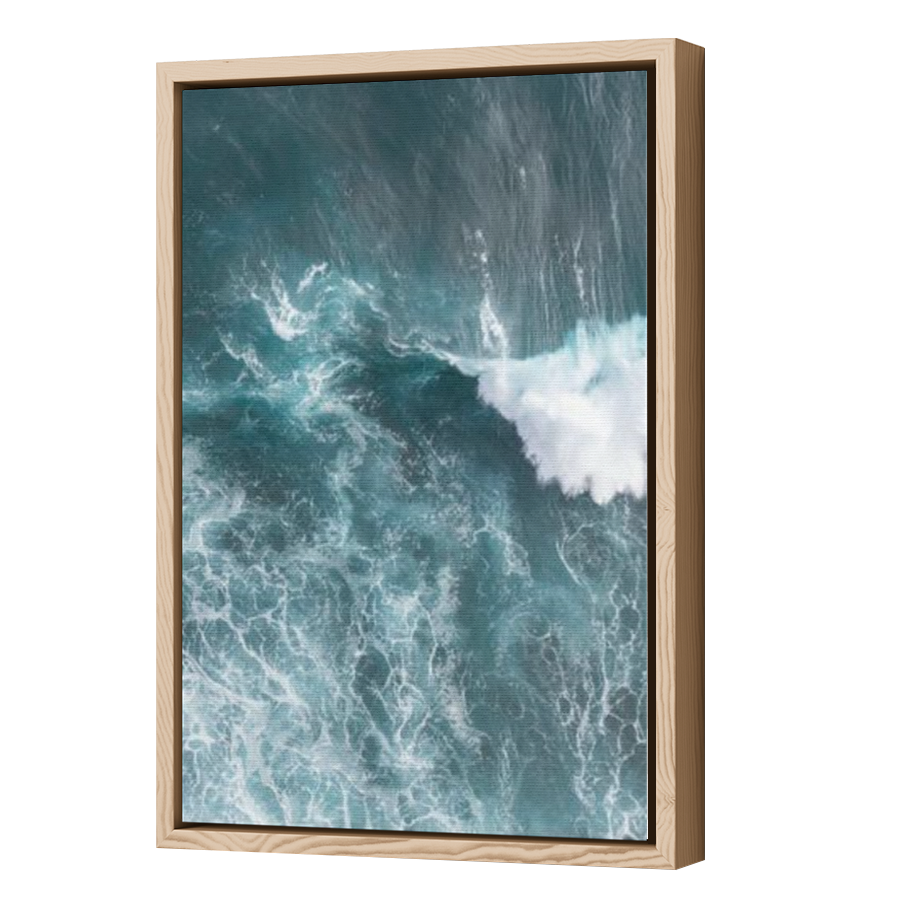 Thumbnail for Canvas - Wood Grain Floating Frame