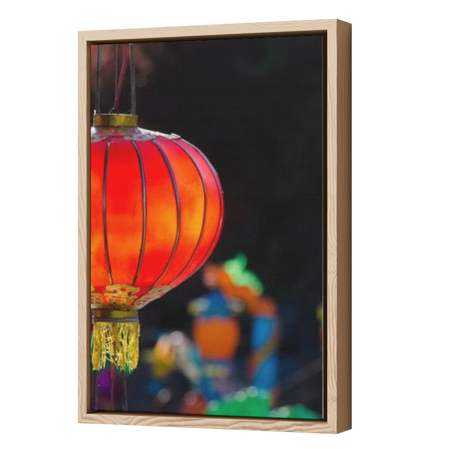 Thumbnail for Canvas - Wood Grain Floating Frame