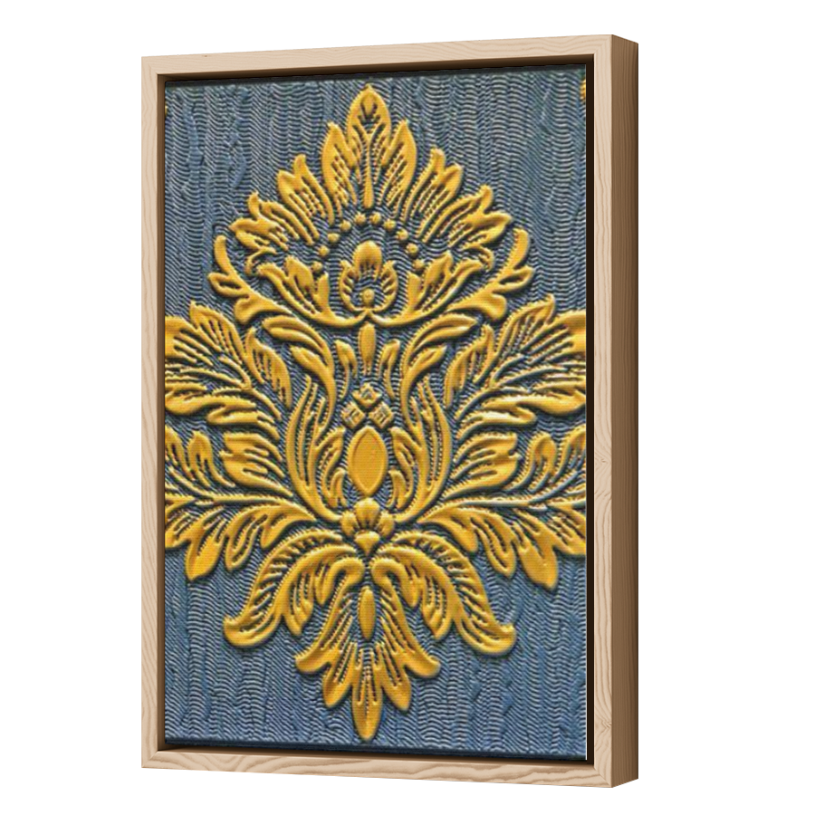 Thumbnail for Canvas - Wood Grain Floating Frame
