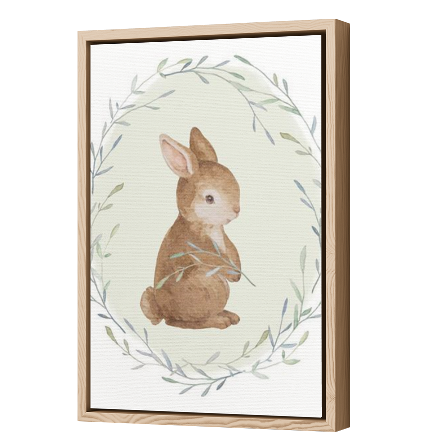 Thumbnail for Canvas - Wood Grain Floating Frame
