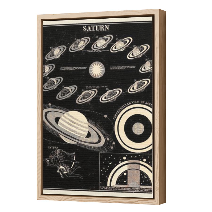 Thumbnail for Canvas - Wood Grain Floating Frame