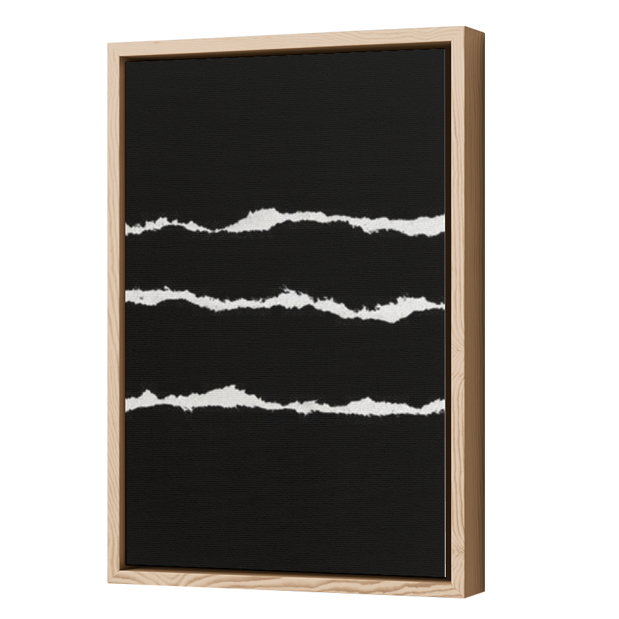 Thumbnail for Canvas - Wood Grain Floating Frame