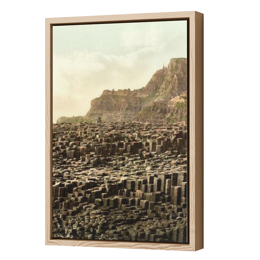 Thumbnail for Canvas - Wood Grain Floating Frame