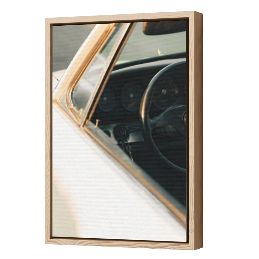 Thumbnail for Canvas - Wood Grain Floating Frame