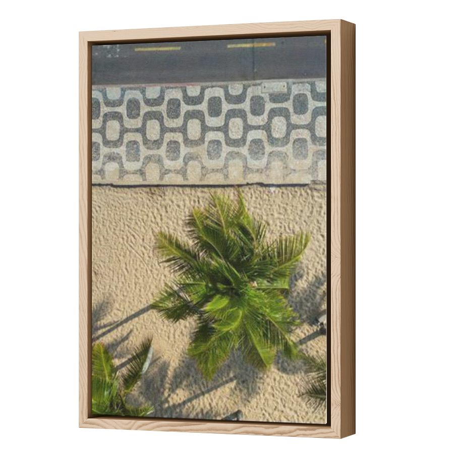 Thumbnail for Canvas - Wood Grain Floating Frame