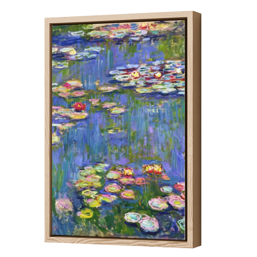 Thumbnail for Canvas - Wood Grain Floating Frame
