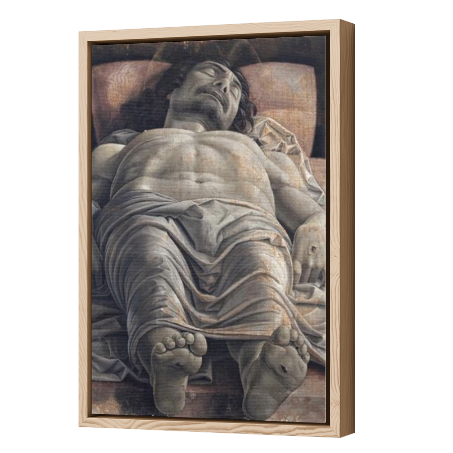 Thumbnail for Canvas - Wood Grain Floating Frame