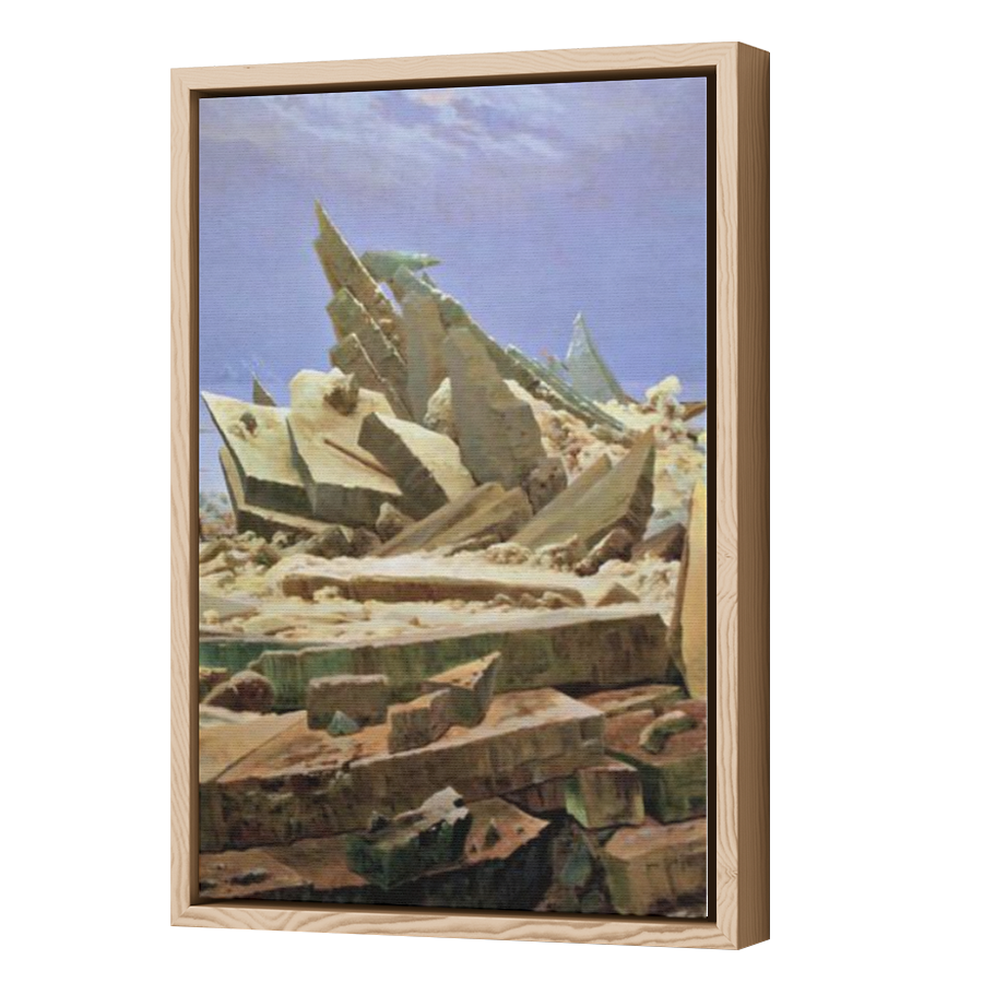 Thumbnail for Canvas - Wood Grain Floating Frame