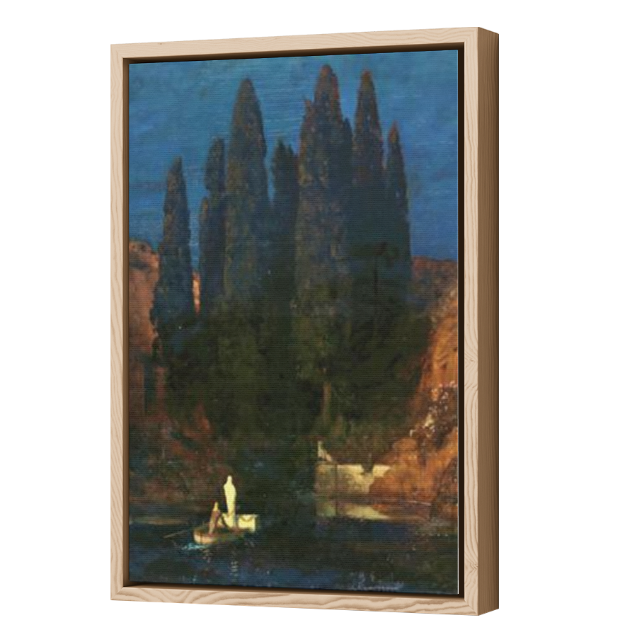Thumbnail for Canvas - Wood Grain Floating Frame