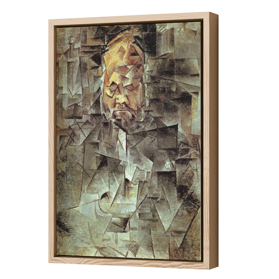 Thumbnail for Canvas - Wood Grain Floating Frame