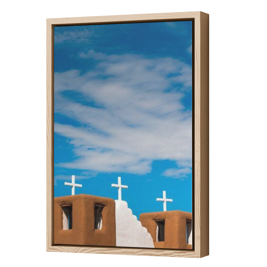 Thumbnail for Canvas - Wood Grain Floating Frame