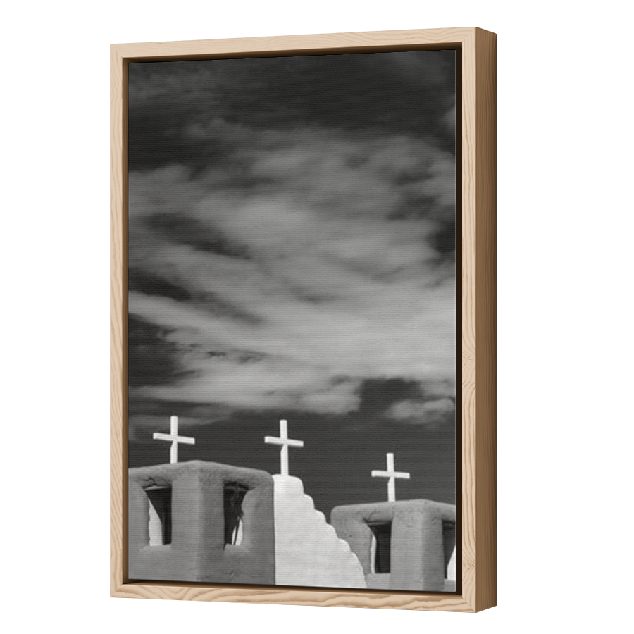 Thumbnail for Canvas - Wood Grain Floating Frame