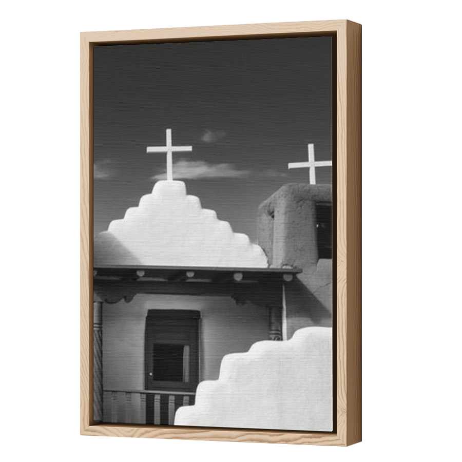 Thumbnail for Canvas - Wood Grain Floating Frame