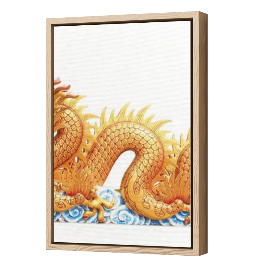 Thumbnail for Canvas - Wood Grain Floating Frame