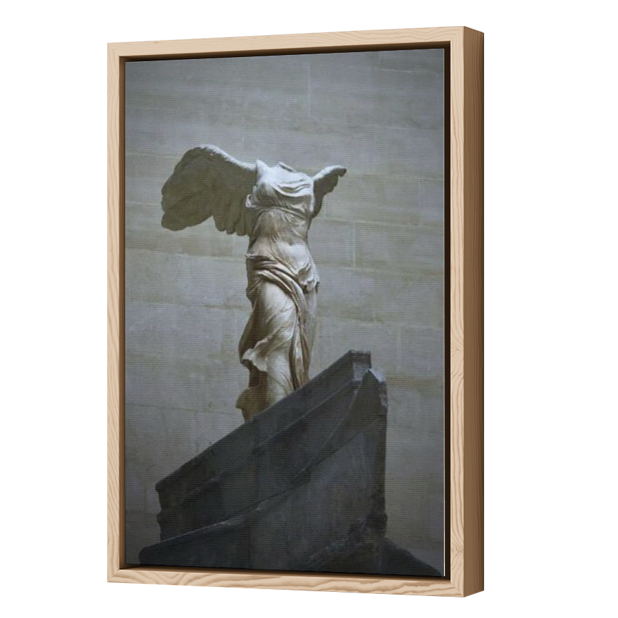 Thumbnail for Canvas - Wood Grain Floating Frame