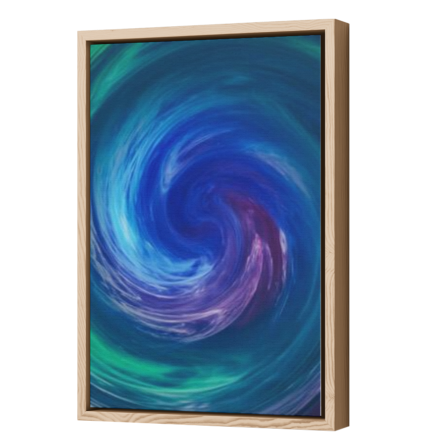 Thumbnail for Canvas - Wood Grain Floating Frame