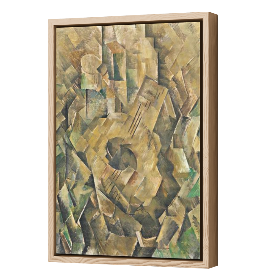 Thumbnail for Canvas - Wood Grain Floating Frame