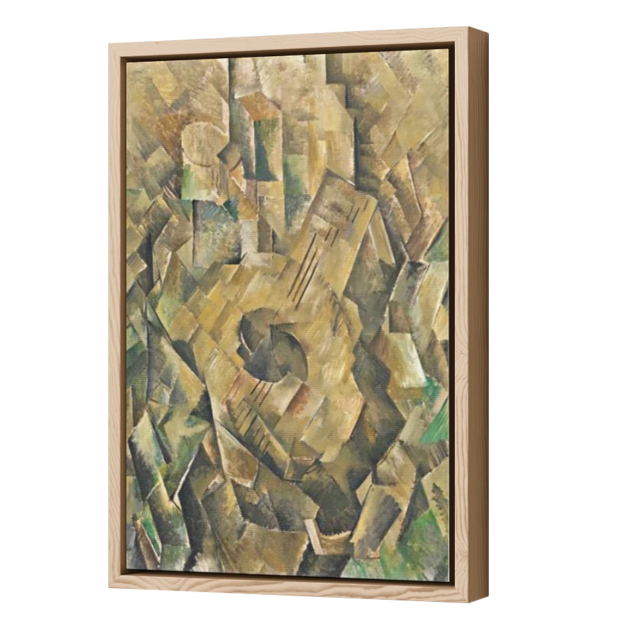 Thumbnail for Canvas - Wood Grain Floating Frame