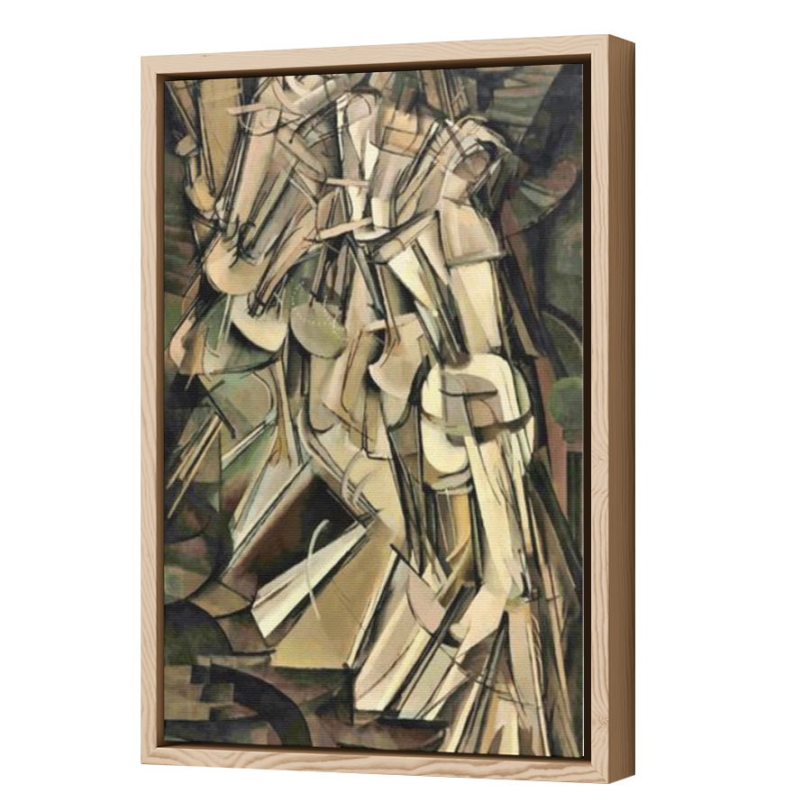 Thumbnail for Canvas - Wood Grain Floating Frame