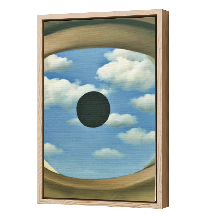 Thumbnail for Canvas - Wood Grain Floating Frame