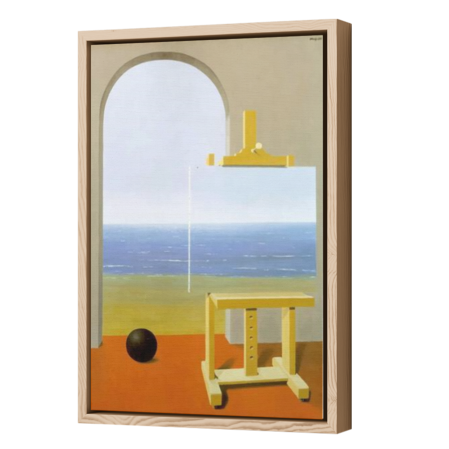 Thumbnail for Canvas - Wood Grain Floating Frame
